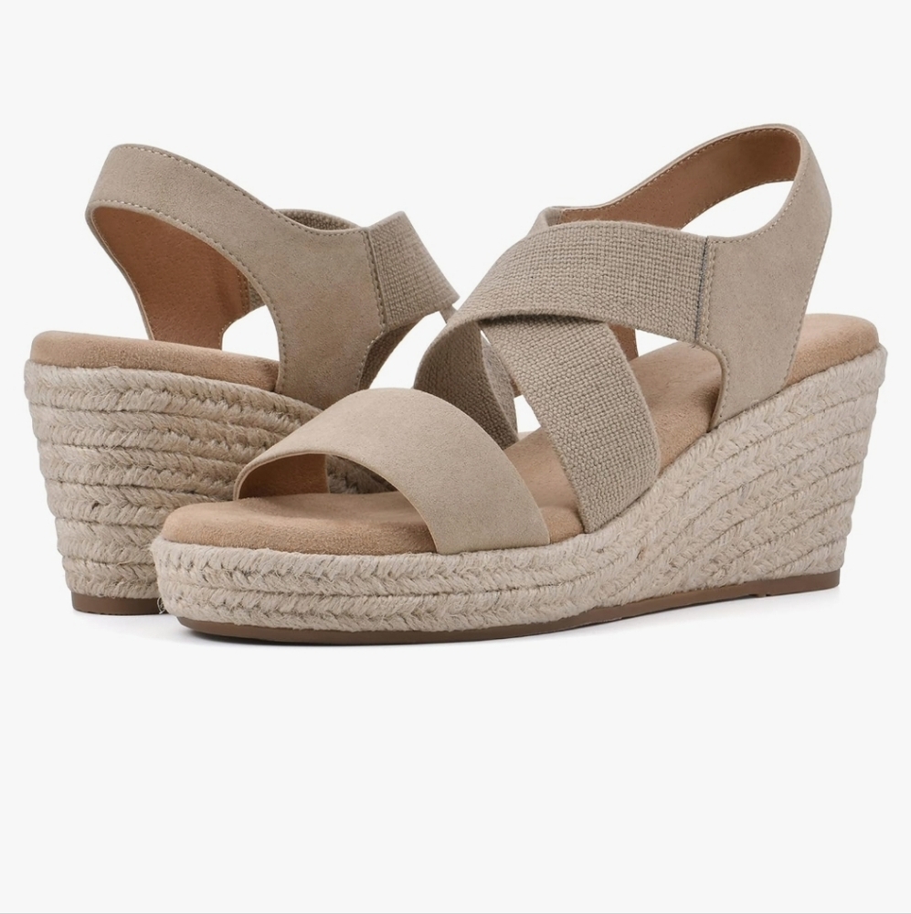 WHITE MOUNTAIN Women's Yanda Espadrille Platform Sandal Size 9.5 New $30 - Picture 2 of 13